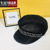 SHANCHAO镂空八角帽女夏季韩版潮时尚出游英伦百搭透气遮阳鸭舌贝雷帽