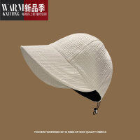 SHANCHAO渔夫帽赵露思同款四季韩版遮脸百搭大头围显脸小鸭舌遮阳帽