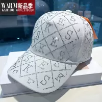 SHANCHAO2023年潮流水钻棒球帽子女ins韩版鸭舌帽女夏季时尚遮阳帽女