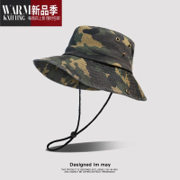 SHANCHAO迷彩遮阳帽户外钓鱼帽子男款西部牛仔帽鱼夫女帽渔夫帽
