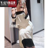 SHANCHAO巨影贸易温婉如玉轻奢新中式提花暗纹缎面气质睡衣家居服套装BH22