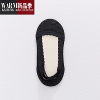 SHANCHAO千百秀蕾丝袜子船袜女潮底夏季薄款浅口隐形硅胶防滑短袜夏天