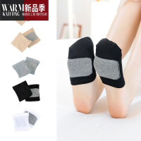 SHANCHAO短袜子女夏季袜套船袜隐形分趾半掌棉垫包头薄款防滑凉拖鞋脚底袜