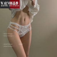 SHANCHAO性感蕾丝花边镂空蝴蝶结少女内裤舒适低腰提臀学生三角裤