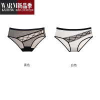 SHANCHAO涩谷心事*性感蕾丝绑带内裤纯欲三角裤女士新款低腰短裤