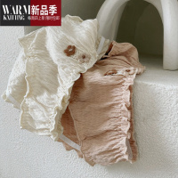 SHANCHAO2条新款内裤女褶皱小花贴透气中腰少女生三角裤女士