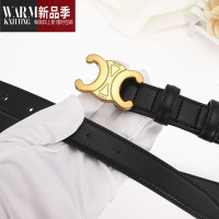 SHANCHAO凯旋门网红皮带女Y家复古针扣时尚百搭细款潮搭配牛仔裤裙装腰带