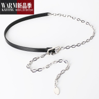 SHANCHAO链条腰带女细配裙子时尚百搭ins装饰腰链连衣裙加长胖MM皮带配饰