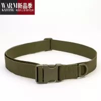 SHANCHAO户外运动内腰带登山尼龙塑料插扣帆布腰带战术腰带男士皮带3.8宽