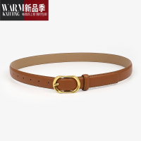 SHANCHAO西装牛仔裙腰带女装饰2022新款时尚毛衣衬衫裙子皮带女士