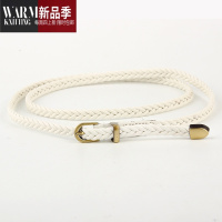 SHANCHAO细腰带女装饰配裙子女士2022新款小皮带女款夏季黑色高级感