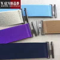 SHANCHAO新款4厘米松紧腰带隐形弹力女裤带简约牛仔裤连衣裙装饰皮带