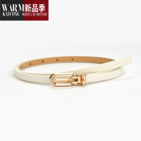 SHANCHAO细腰带配裙子连衣裙百搭款皮带女高级感驼色潮简约腰带装饰