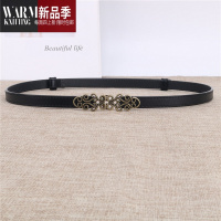 SHANCHAO女士细可调节复古做旧腰带女配裙韩版时尚潮流毛衣小皮带收腰