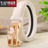 SHANCHAO皮带女自动扣简约百搭韩国韩版学生时尚腰带青年休闲装饰牛仔裤带