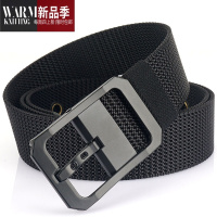 SHANCHAO针扣帆布腰带男可裁剪韩版百搭休闲皮带女潮尼龙时尚学生牛仔裤带