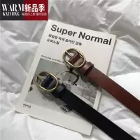 SHANCHAO时尚腰带ins风2023夏季新款女配连衣裙装饰小皮带别致小众独特潮