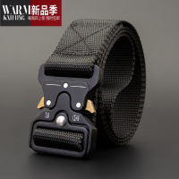 SHANCHAO战术插扣尼龙腰带新款男士快拆户外皮带工装潮帆布弹力休闲裤带