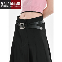 SHANCHAO黑色皮带女装饰百搭针扣腰饰韩版时尚ins风牛仔腰带半身裙腰带潮