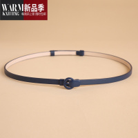 SHANCHAO黑色白色细款腰带女装饰配裙子女士皮带连衣裙高级感配饰