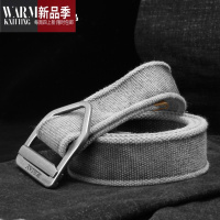 SHANCHAO()复古帆布腰带休闲布料皮带男潮年轻人牛仔裤
