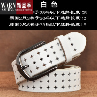 SHANCHAO皮带女士镂空针扣腰带女韩版百搭宽时尚休闲装饰牛仔裤带