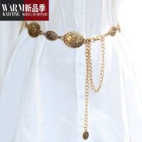 SHANCHAO金属腰链女配裙子民族风复古百搭链条腰带装饰连衣裙毛衣收腰配饰