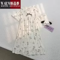 SHANCHAO帕恰狗卡通睡裙女可爱日系软妹夏季新款睡衣公主风薄款家居服
