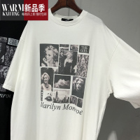 SHANCHAO睡衣女夏季薄款连衣裙冰丝外穿短袖过膝睡裙宽松大码家居服