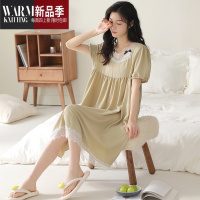SHANCHAO短袖睡裙 2023年新款 夏季女可外穿女款睡衣夏款居服夏