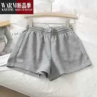 SHANCHAO2023年夏季新款休闲透气百搭甜美宽松家居阔腿热裤短裤女