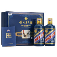 贵州茅台生肖酒 收藏纪念酒53茅台 茅台生肖酒 酱香酒白酒礼盒收藏 53度 丁酉鸡年375ml*2瓶 礼盒装