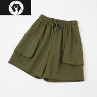 HongZun新疆长绒棉+杜邦索罗娜 男士珠地棉短裤五分中裤山东网店男装夏款