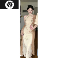 HongZun国风情侣装夏季2023新款小众设计感韩版潮流显瘦改良旗袍一裙一衣