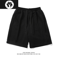 HongZun美式休闲运动五分短裤男女夏季ins潮牌高街vibe宽松纯色百搭裤子