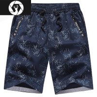 HongZun潮牌夏季新款宽松五分裤简约青年薄透气沙滩裤男休闲外穿短裤