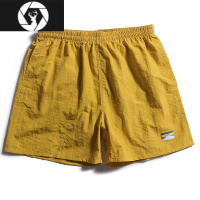 HongZun夏季休闲短裤男女糖果色跑步宽松工装四五分裤日系潮牌速干沙滩裤