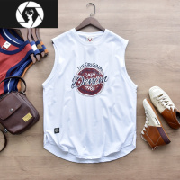 HongZun运动潮牌!夏季背心男女篮球无袖情侣宽松休闲健身印花T恤
