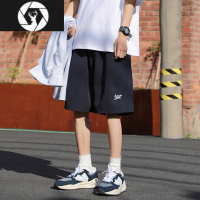 HongZun休闲短裤男夏季直筒日系cityboy宽松工装裤韩版潮流潮牌五分裤子