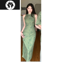 HongZun新中式情侣装夏季小众设计感韩版潮流显瘦改良中国风旗袍一裙一衣
