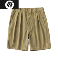 HongZun空穴来风日系休闲工装短裤男夏季潮牌宽松直筒阔腿五分裤