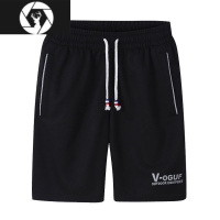 HongZun[]夏季中老年男士短裤裤子大码五分裤休闲沙滩裤大裤衩