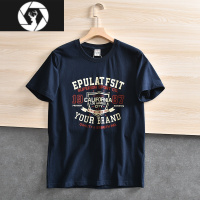 HongZun墙裂推荐!HK单!男装时尚印花水洗磨毛休闲短袖T恤打底