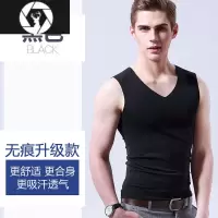HongZun运动速干无袖坎肩男背心冰丝透气打底健身汗衫性感居家休闲