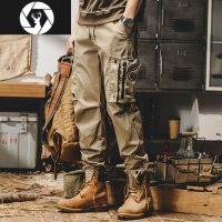 HongZun美式复古工装裤子男春季2023新款机能城市户外通勤山系战术休闲裤