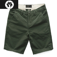 HongZun系皮带夏季薄款男士5分工装短裤子直筒宽松多口袋休闲五分裤