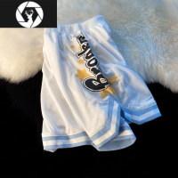 HongZun北卡蓝美式篮球短裤男夏季薄款运动球裤学生百搭宽松休闲五分裤子