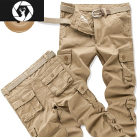 HongZun多口袋工装裤长裤运动裤劳保裤男士宽松耐磨迷彩战术休闲裤潮