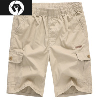 HongZun中年爸爸短裤男夏季中老年人宽松休闲五分裤男士外穿大码裤衩