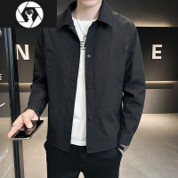 HongZun男装外套夏季2023商务男装公务员行政休闲夹克30岁春秋穿搭高级感